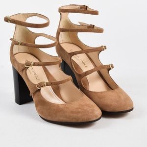 Comfy Marion Parke Kay Camel Mary Janes, Size 38